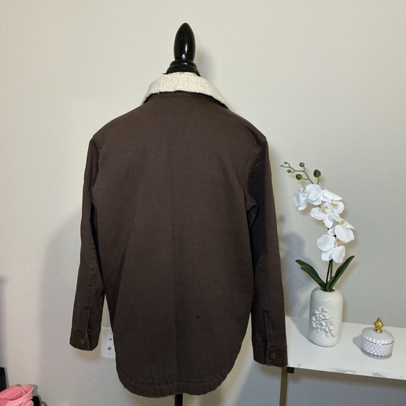 Brown Sherpa-Lined Jacket - Picture 2 of 5